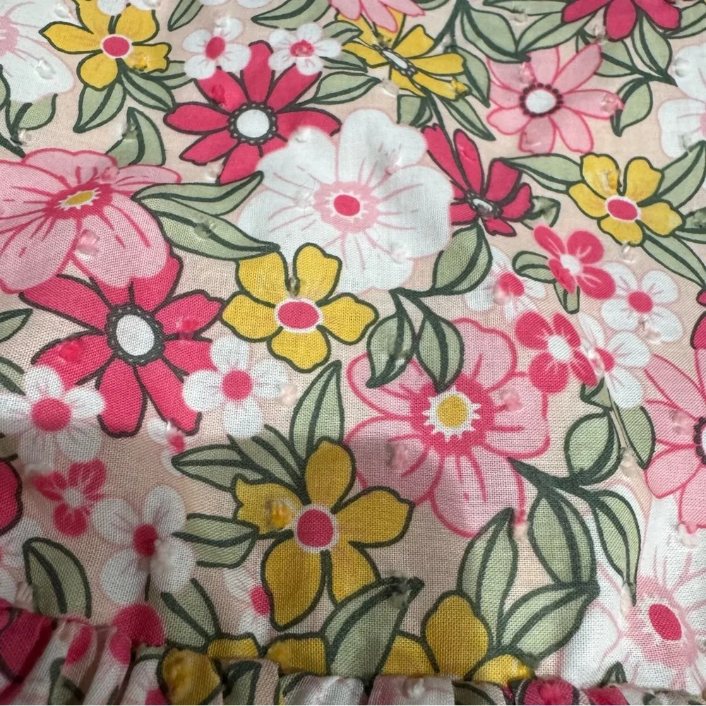 Cynthia Rowley girls size 7 floral summer dress‎